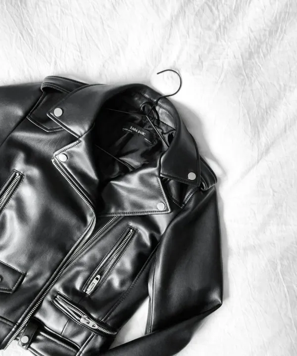 Leather jacket, Black